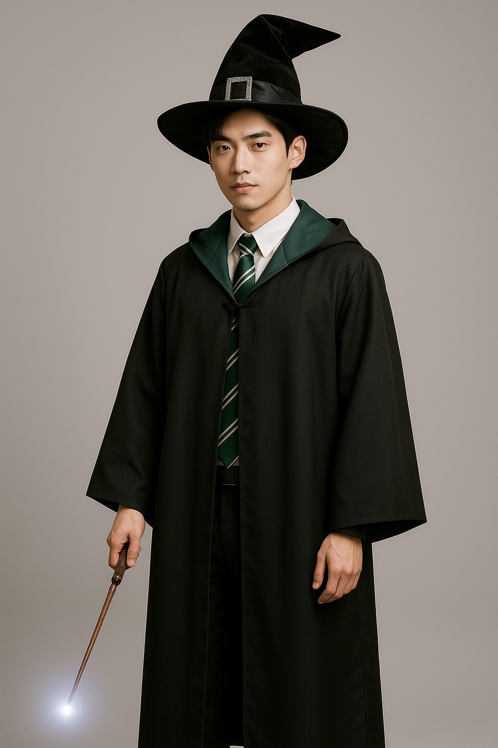 ++พร้อมส่ง++เซ็ทพรีเมียมผู้ใหญ่4ชิ้นไม้ไฟ บ้านสลิธิรีน สีเขียว