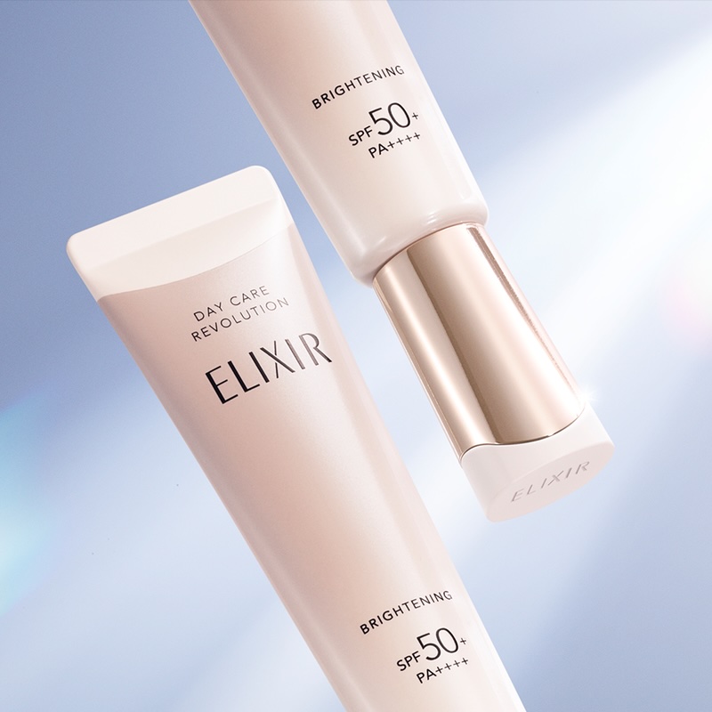 (หิ้วเองจาก ญป) ELIXIR ELIXIR BRIGHTENING DAY CARE REVOLUTION SPF50+ PA++++ 35 mL.