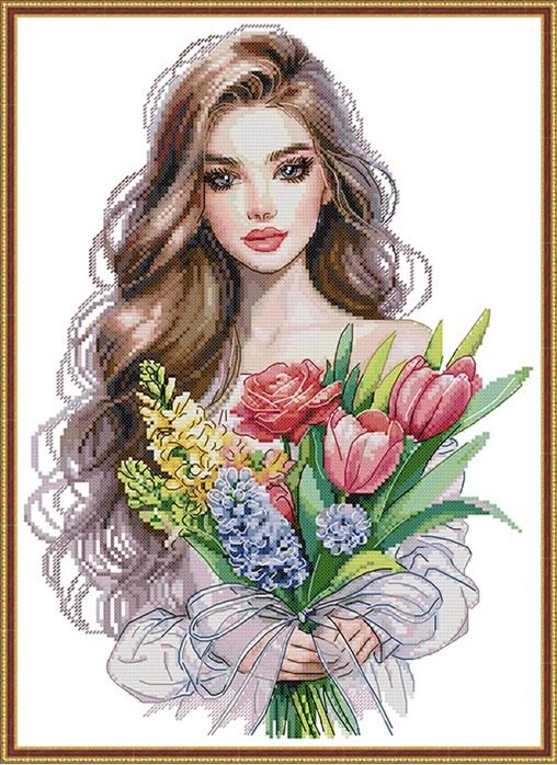 Flower girl (ไม่พิมพ์/พิมพ์ลาย)