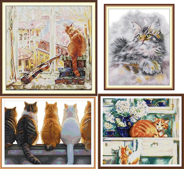 Fluffy cat (ไม่พิมพ์/พิมพ์ลาย)