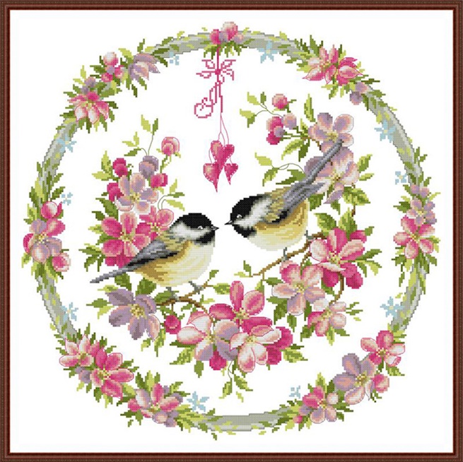 Bird and Wreath (ไม่พิมพ์/พิมพ์ลาย)