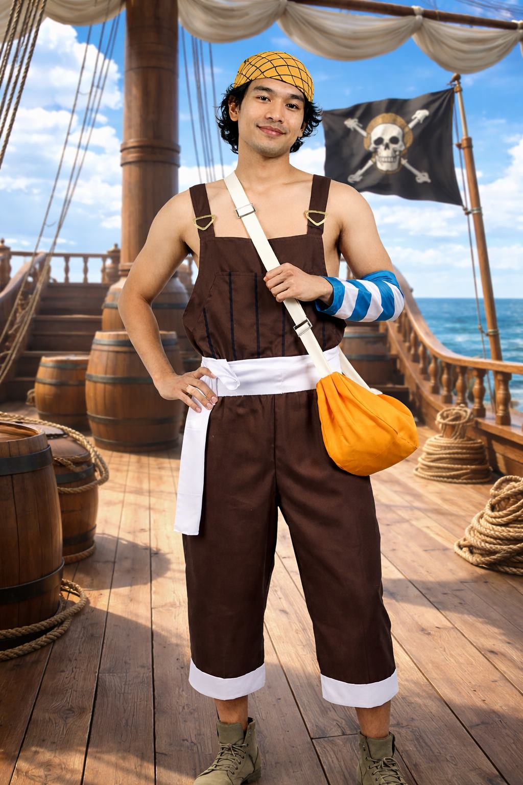 7C221 ชุดอุซป โซเงคิง ก็อดอุซป วันพีซ God Usopp Onepeice Costume