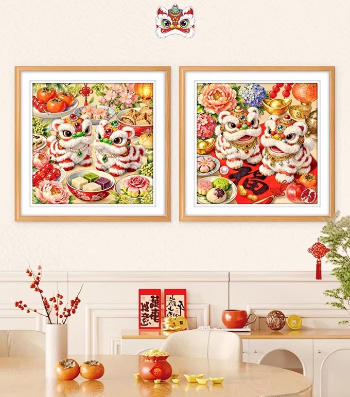 Lion Dance (พิมพ์ลาย)