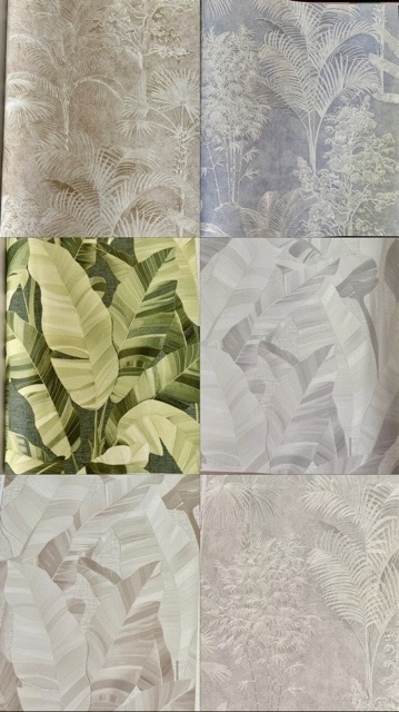 WALLใบไม้ ม้วนใหญ่ 15ตรม. ยาว 15.6ม. กว้าง 1.06มla