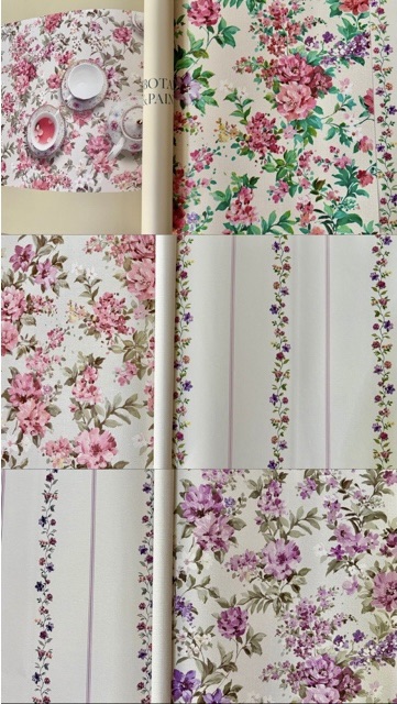 WALLเกาหลี ม้วนใหญ่ 15ตรม. ยาว 15.6 ม. กว้าง 1.06mla