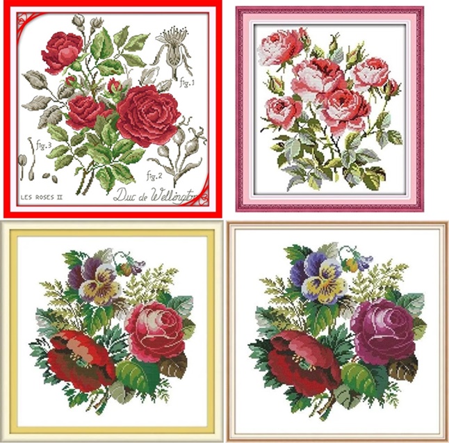 Bouquet of roses (ไม่พิมพ์/พิมพ์ลาย)