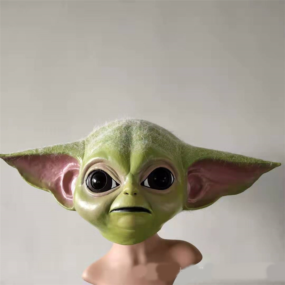 ++พร้อมส่ง++หน้ากากเบบี้โยดาฺ Baby Yoda โยดาปรมาจารย์แห่งเจไดทั้งปวง สตาร์ วอร์ส STAR WARS