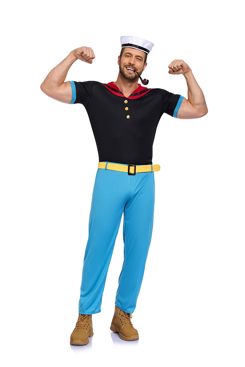 ++พร้อมส่ง++ชุดป๊อปอาย ชุดกะลาสี POPEYE ซุปเปอร์ฮีโร่ผักโขม ชุดทหารเรือ