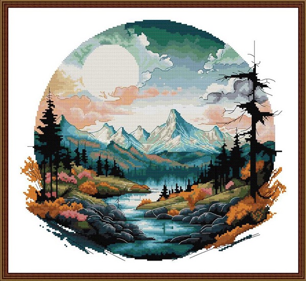 Autumn's Mountains (พิมพ์ลาย)