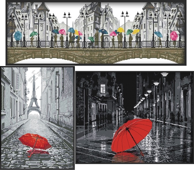 In the rain (ไม่พิมพ์/พิมพ์ลาย)