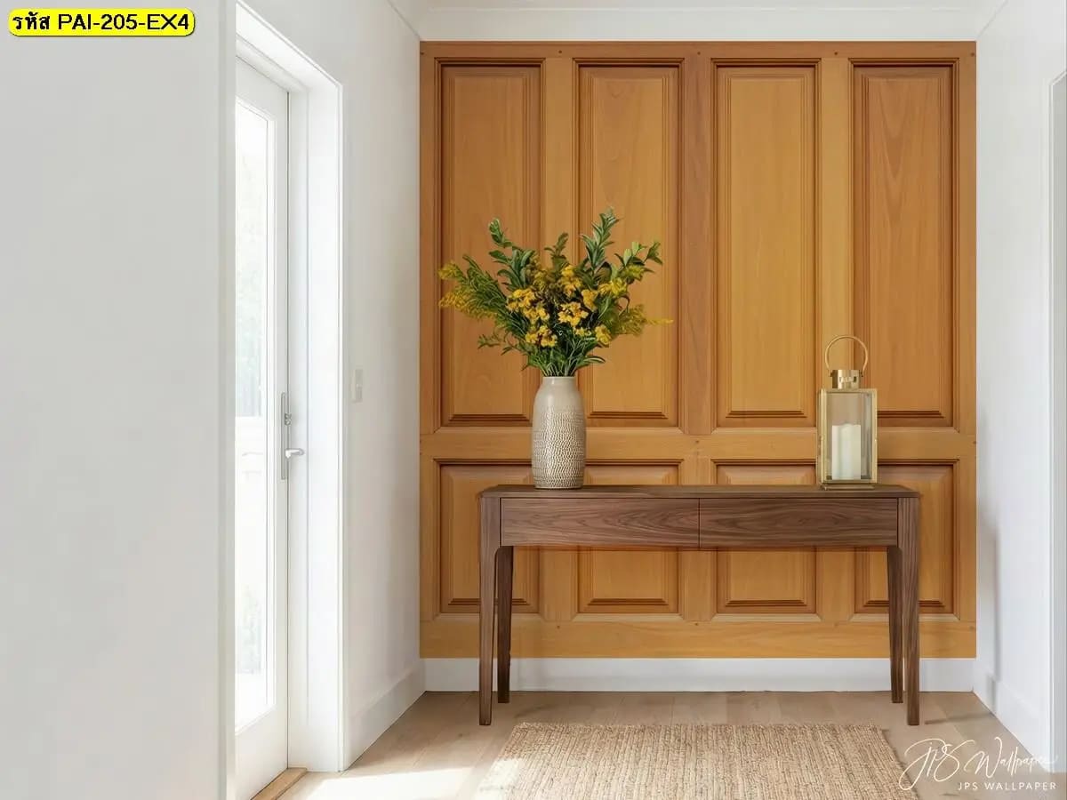 วอลเปเปอร์ลายไม้สั่งพิมพ์ ภาพติดผนังช่วยเพิ่มความเรียบง่ายและความอบอุ่นให้มุมบ้าน