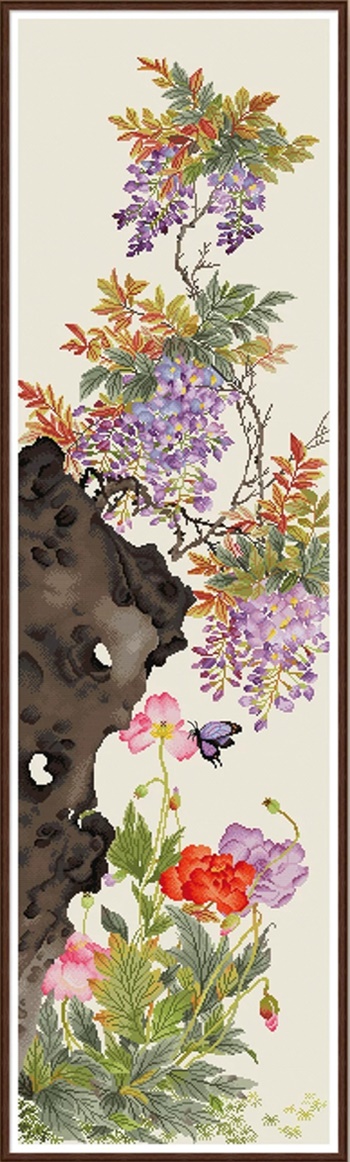 Wisteria Spring Charm (พิมพ์ลาย)