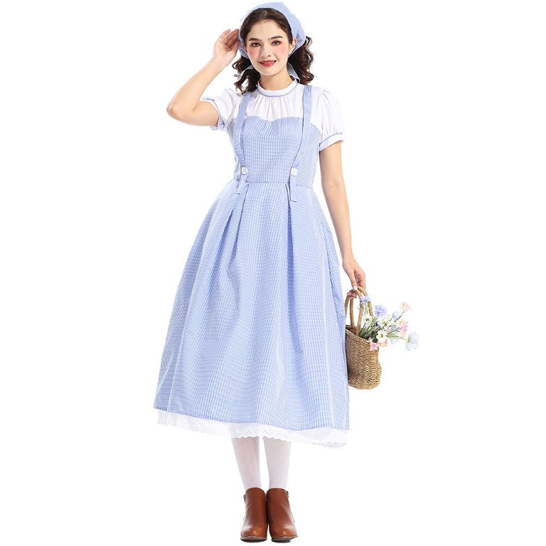 ++พร้อมส่ง++ชุดโดโรธี เกล ชุดdorothy พ่อมดมหัศจรรย์แห่งออซ The Wizard of Oz พ่อมดแห่งเมืองออซ The Wonderful Wizard of Oz