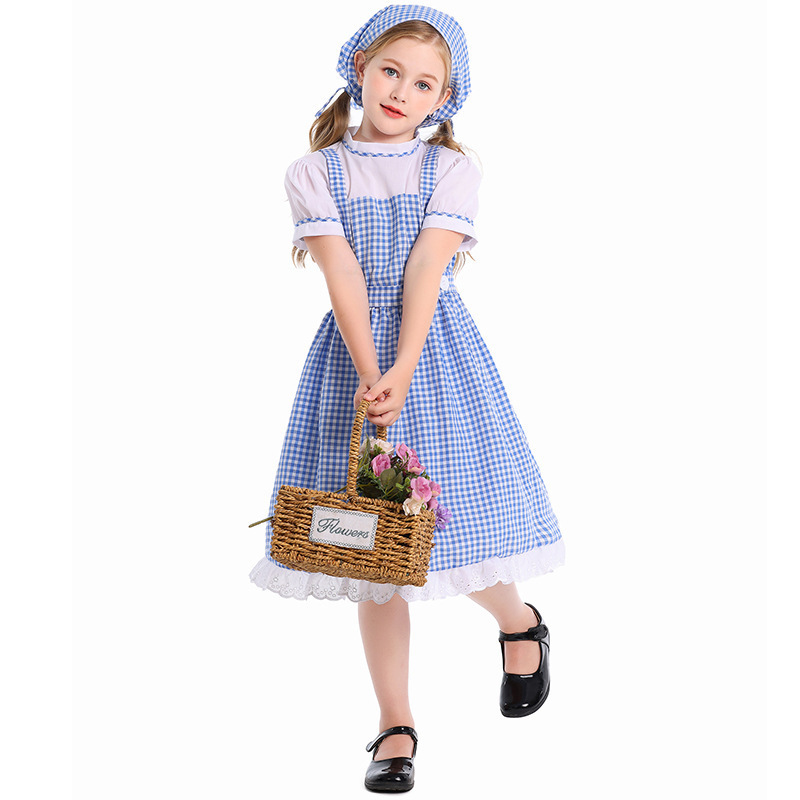 ++พร้อมส่ง++ชุดโดโรธี เกล ชุดdorothy พ่อมดมหัศจรรย์แห่งออซ The Wizard of Oz พ่อมดแห่งเมืองออซ The Wonderful Wizard of Oz