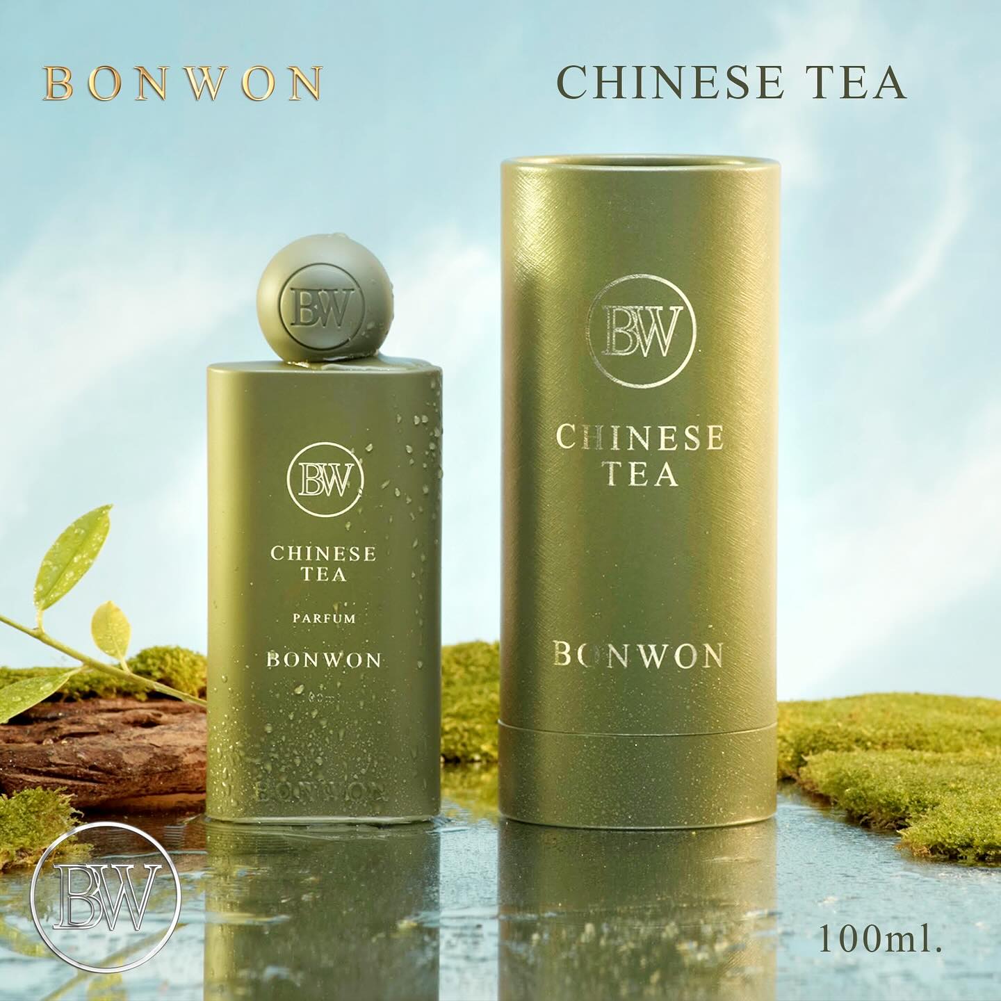 น้ำหอม bonwon Chinese Tea ขนาด 100 Ml ( สินค้าพร้อมกล่อง )