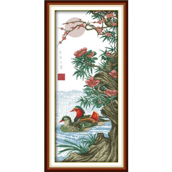 Mandarin ducks (พิมพ์ลาย)