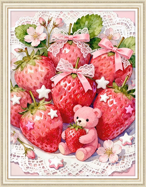 Strawberry Bear (พิมพ์ลาย)