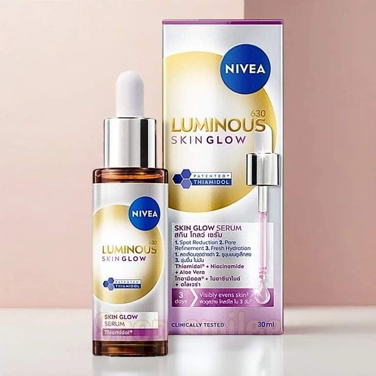 Nivea Luminous 630 นีเวีย ลูมินัส630 สกิน โกลว์ เซรั่ม 30 มล. ( ของแท้ 100% ) ส่งตรงจากบริษัท