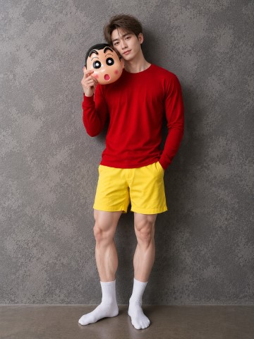 ++พร้อมส่ง++ชุดชินจังจอมแก่น ผู้ใหญ่