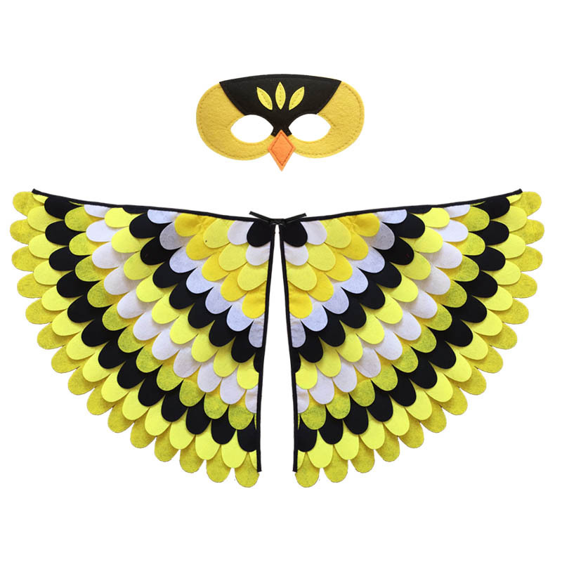 7C282.8 ชุดเด็ก ปีกนก นกโอริโอล Oriole Children Wing Bird Costume