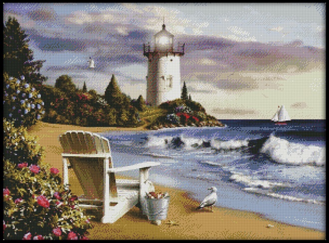 Lighthouse (ไม่พิมพ์/พิมพ์ลาย)