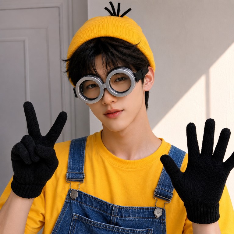 ++พร้อมส่ง++เซ็ทMinions มินเนี่ยน แว่น/หมวก/ถุงมือ