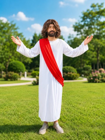 ++พร้อมส่ง+ชุดแฟนซีพระเยซู ชุดพระเยซู ชุดจีซัส ชุด Jesus