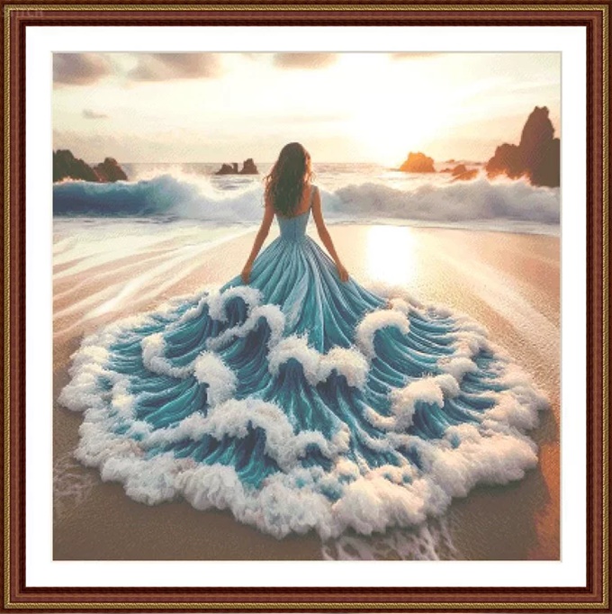 Wave Dress (พิมพ์ลาย)