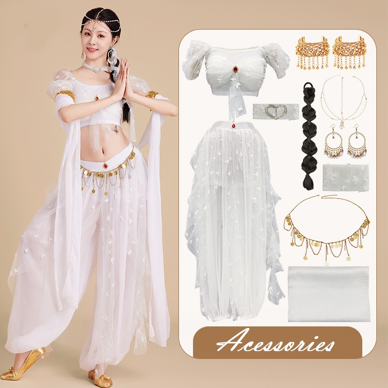 ++พร้อมส่ง++ชุดจัสมิน ชุดแฟนซีชุดจินนี่/อะลาดิน ชุดอินเดียสวยอลังการ ชุดสาวน้อยในตะเกียงแก้ว