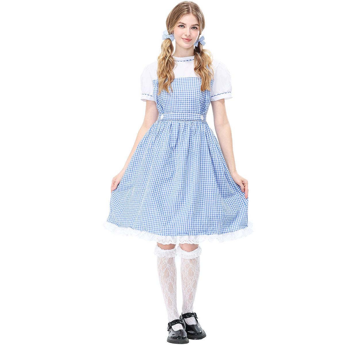 ++พร้อมส่ง++ชุดโดโรธี เกล ชุดdorothy พ่อมดมหัศจรรย์แห่งออซ The Wizard of Oz พ่อมดแห่งเมืองออซ The Wonderful Wizard of Oz