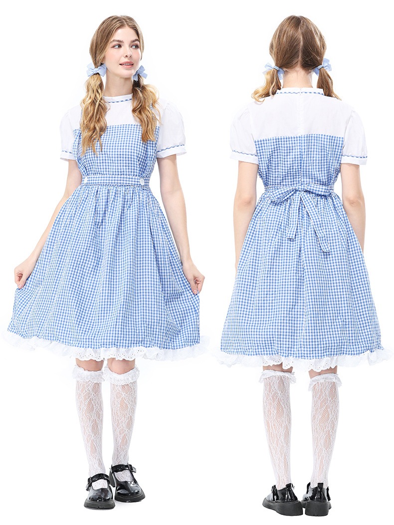 ++พร้อมส่ง++ชุดโดโรธี เกล ชุดdorothy พ่อมดมหัศจรรย์แห่งออซ The Wizard of Oz พ่อมดแห่งเมืองออซ The Wonderful Wizard of Oz