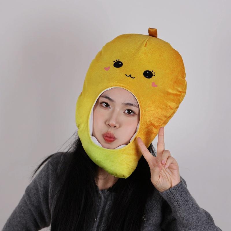 7C320.7 หมวกมะม่วง หมวกผลไม้ Mango Fruit Helmet Costume