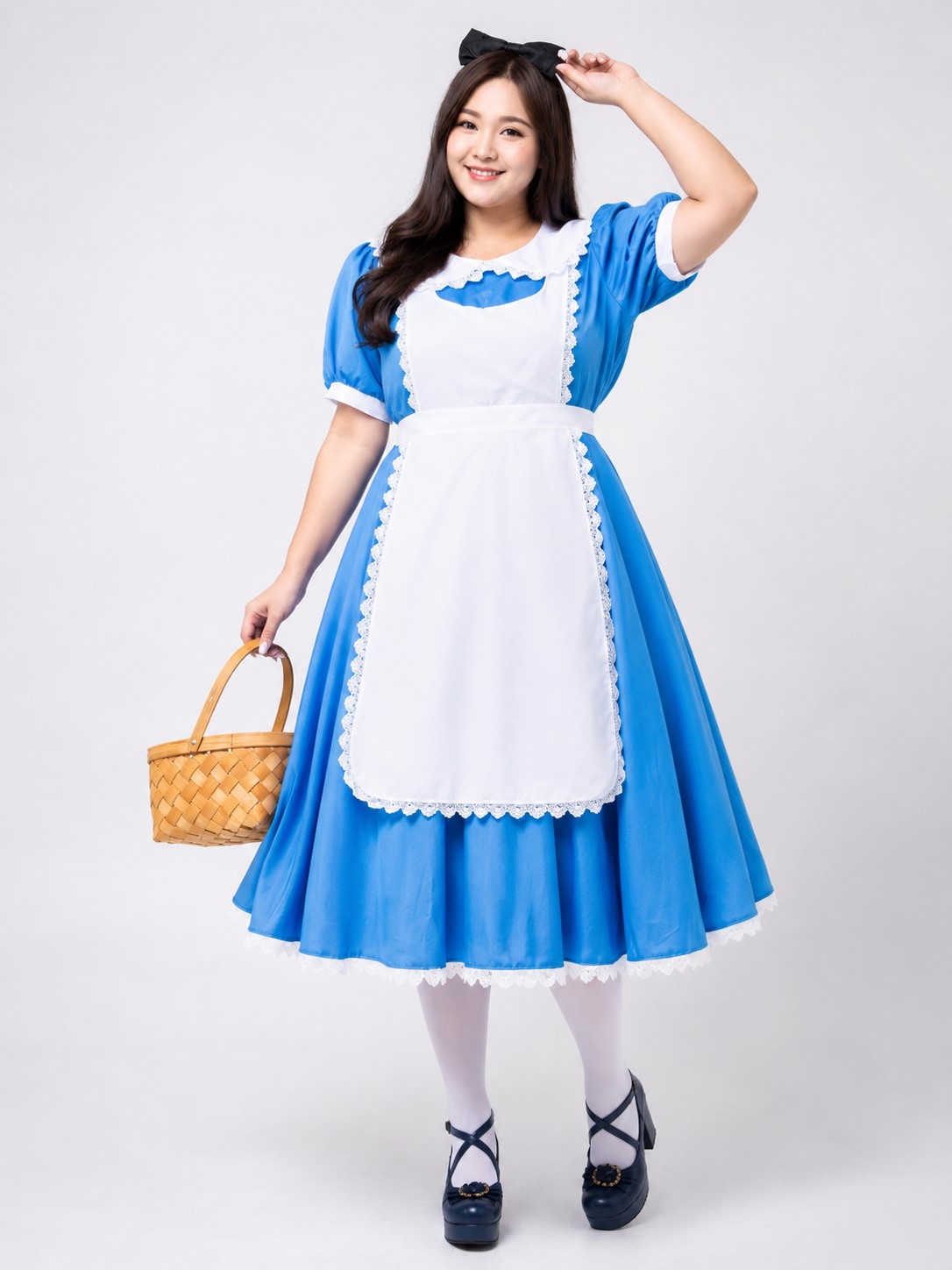 ++พร้อมส่ง++ชุดอลิซอินวันเดอร์แลนด์ ชุดอลิซในแดนมหัศจรรย์ Alice in Wonderland ชุดเมด