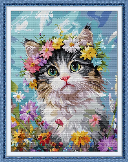 Flower cat (พิมพ์ลาย)