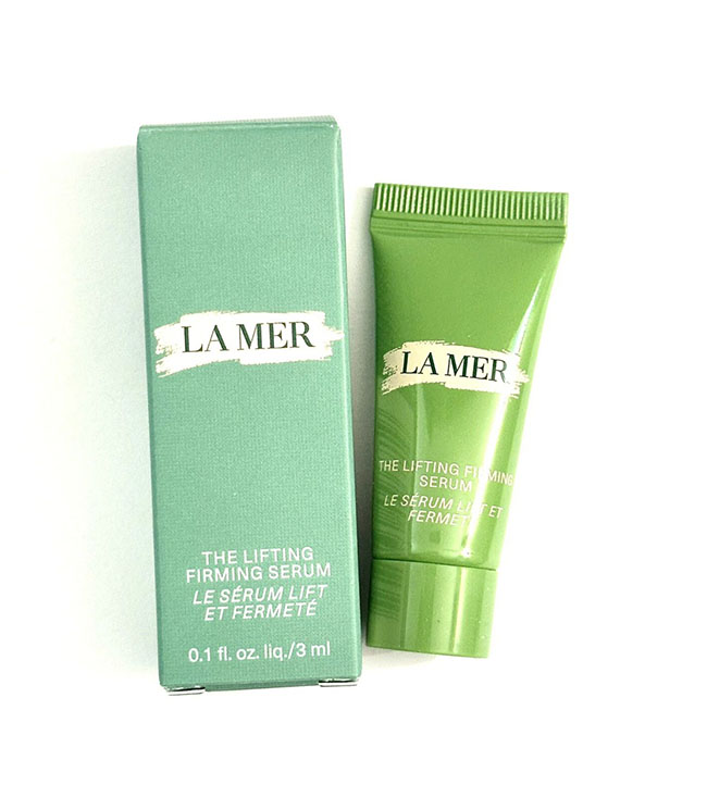 LA MER The New Lifting Firming Serum ขนาดทดลอง 3 ml. เซรั่มสูตรใหม่จาก La Mer Thailand ที่ช่วยยกกระชับผิวและปรับรูปหน้าให้ได้รูป ช่วยให้ผิวดูแน่นและอิ่มเอิบขึ้นอย่างเห็นได้ชัด
