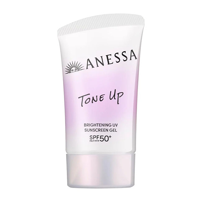 Anessa Tone Up Brightening UV Sunscreen Gel SPF50+ PA++++ 40g. กันแดดอเนสซ่าสูตรใหม่ เนื้อเจลโทนอัพปรับผิวสวยกระจ่างใสในทันที Anessa Tone Up Brightening UV Sunscreen Gel SPF50+ PA++++ 90g.