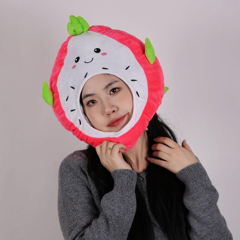 7C320.8 หมวกแก้วมังกร หมวกผลไม้ Dragon Fruit Helmet Costume
