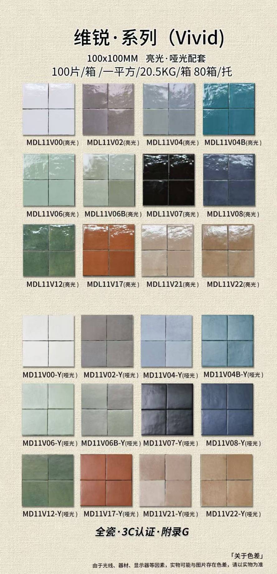 subway tile 10*10 cm