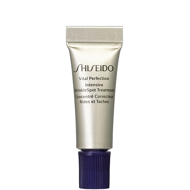 Shiseido Vital Perfection Intensive Wrinklespot Treatment A+ ขนาดทดลอง 2ml. ครีมเรตินอลบำรุงผิวสูตรเข้มข้น ลดริ้วรอย และจุดด่างดำที่ดีที่สุดของ SHISEIDO ที่ได้รับการ Upgrade ใหม่ให้เห็นผลไวขึ้นกว่าเดิม เป็น Pure Retinol เนื้อครีมที่ออกแบบมาเพื่อช่วยลดริ้ว