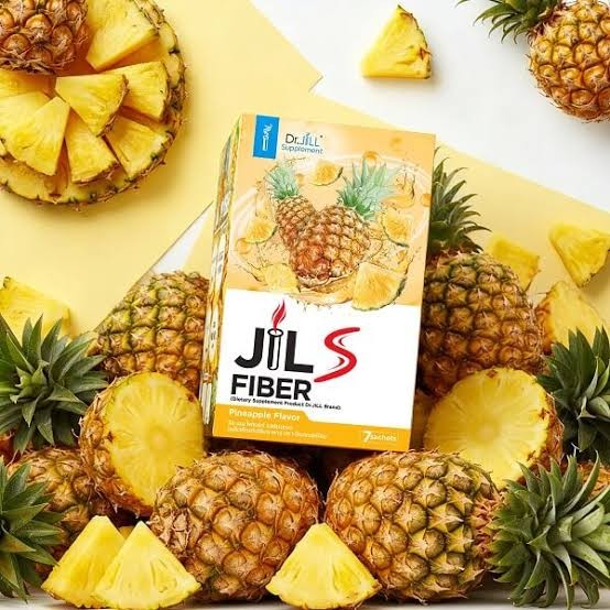  Dr.JiLL JILS Fiber Pineapple Flavor ดร.จิล ไฟเบอร์ รสสับปะรด 7 ซอง 1 กล่อง