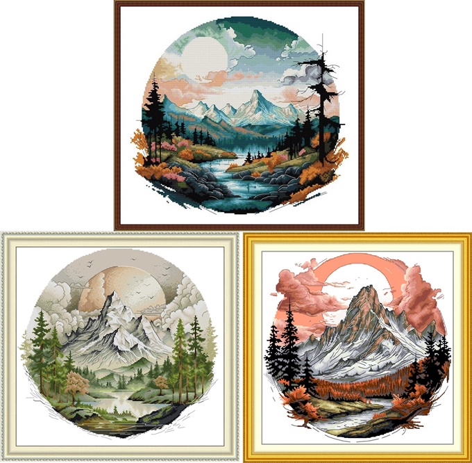 Snow mountain (ไม่พิมพ์/พิมพ์ลาย)