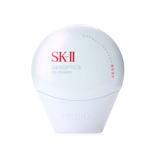 SK-II Genoptics CC Cream SPF50+/PA++++ Rosy 30g. เนื้อสีชมพู ซีซี ไพรเมอร์5 in 1 ตัวใหม่จากกลุ่มผลิตภัณฑ์ผิวขาวกระจ่างใสอันดับ 1 ของเอสเค-ทูสูตรใหม่พัฒนาต่อยอดจากกลุ่ม GenOptics เป็นมากกว่าครีมกันแดด มอบ 5 คุณประโยชน์เพื่อผิวเปล่งประกายตลอดวันใน 1 ขั้นตอน