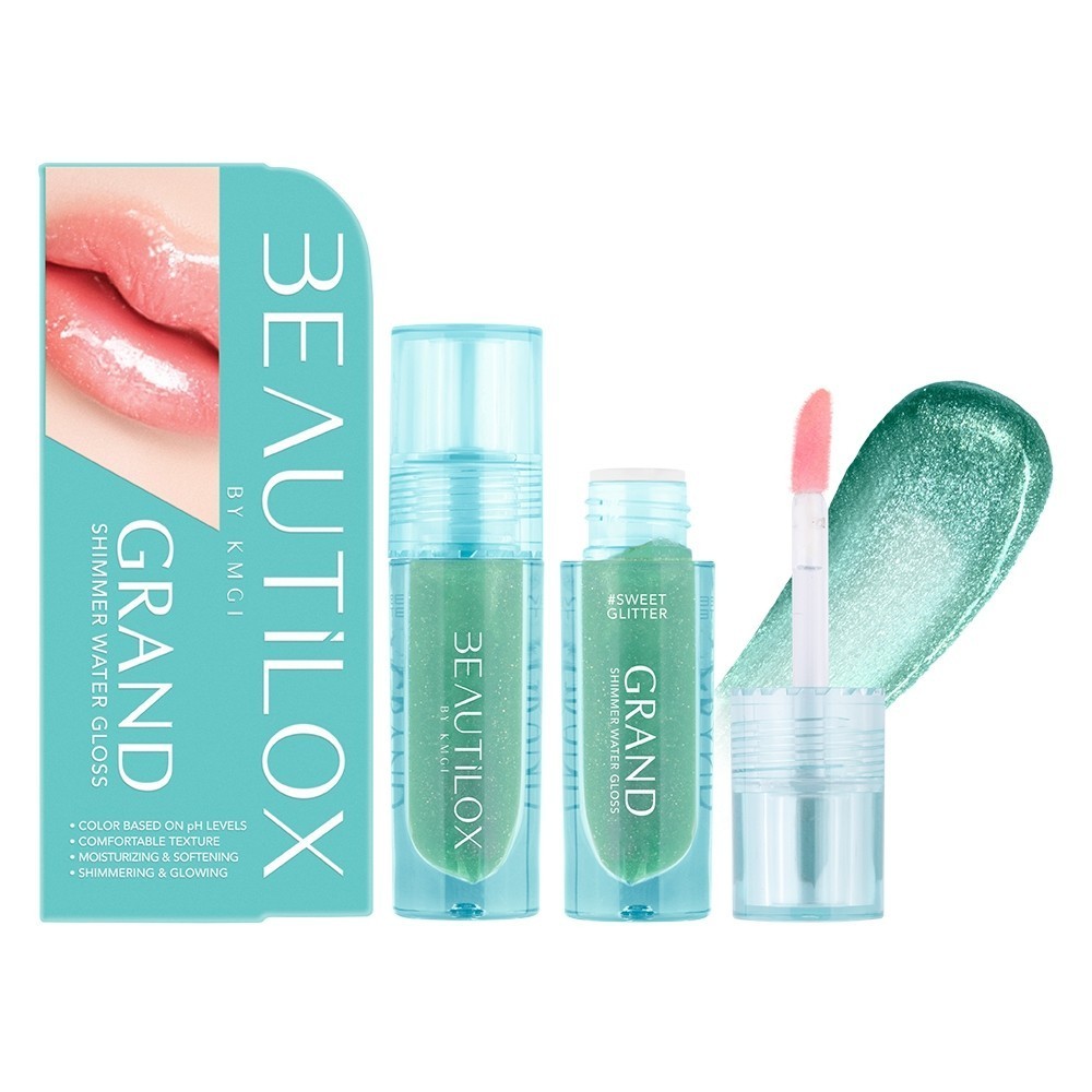 BEAUTILOX บิวตี้ล็อกซ์ แกรนด์ ชิมเมอร์ วอเทอร์ ลิปกลอส 2g Grand Shimmer Water Gloss