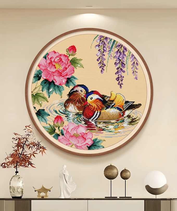 Mandarin ducks (พิมพ์ลาย)