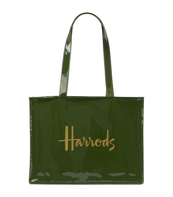 กระเป๋าสะพาย Harrods รุ่น Signature Logo Tote Bag (Green)**พร้อมส่ง