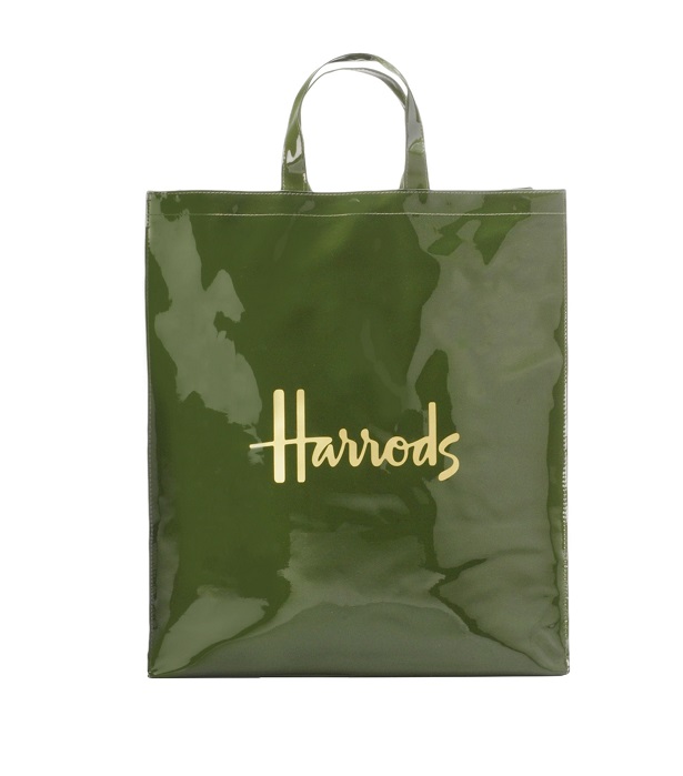 กระเป๋า Harrods- Signature Shopper (Green)  (Large) ***พร้อมส่ง