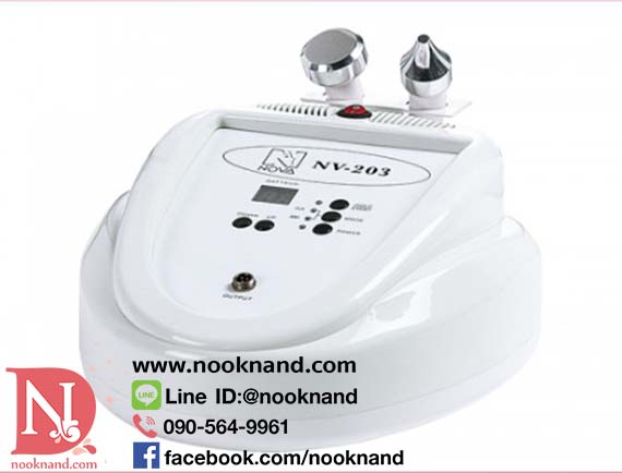 Nova Ultrasonic with 2 Probes เครื่องนวดหน้าโฟโนหัวหน้า+หัวตาแบบมืออาชีพ