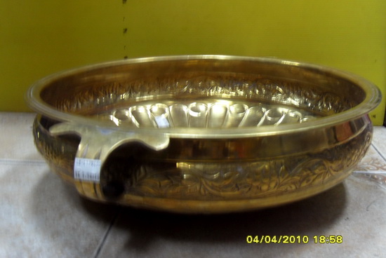 B002 อ่างทองเหลือง Brass Big Bowl