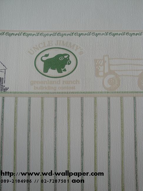 วอลเปเปอร์ติดผนังลายการ์ตูน-ลายตกแต่งห้องเด็ก-ลายน่ารักๆ