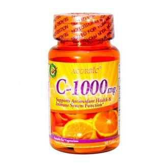 ACORBIC C-1000 mg.มีฤทธิ์ในการเป็นสารแอนตี้อ๊อกซิแดนท์ สามารถป้องกันการทำลายเซลจากอนุมูลอิสระได้เป็นอย่างดี หากทานคู่กันกับ กลูต้าฯ จะทำให้ผิวขาวเร็วขึ้นค่ะ เพราะจะช่วยในเรื่องของการดูดซึมได้ดียิ่งขึ้น